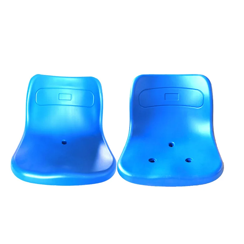 2023 Middle Backrest HDPE high back fixed plastic stadium seating chairs for football stadium grandstands