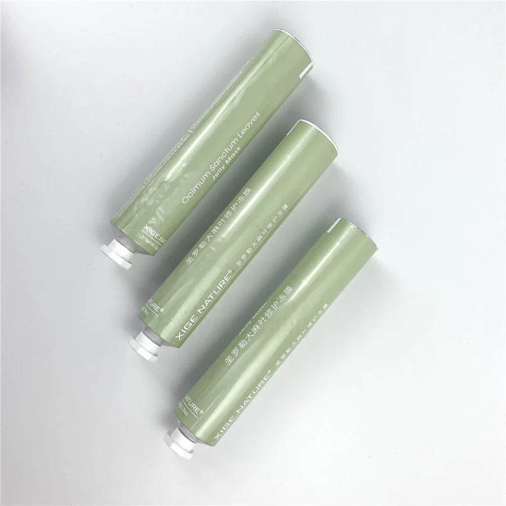 High quality eco friendly packaging tubes flexible packaging empty aluminum Aluminum Cosmetic tube on sale
