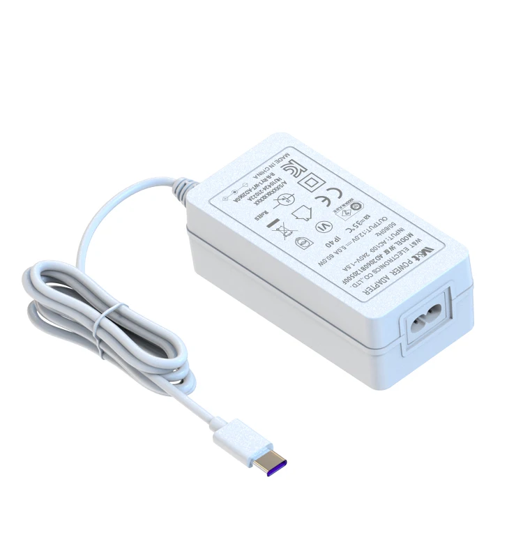 PD charger ce gs cb etl saa ukca certificate 65w 20v 3a ac dc desktop power adapter usb c charging for It-related equipment