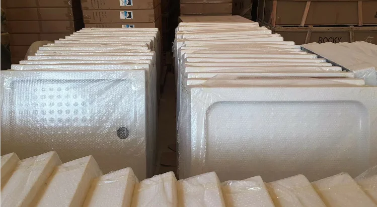 Diamond Acrylic Shower Base Custom UPC Factory Cheap Corner Shower Pan