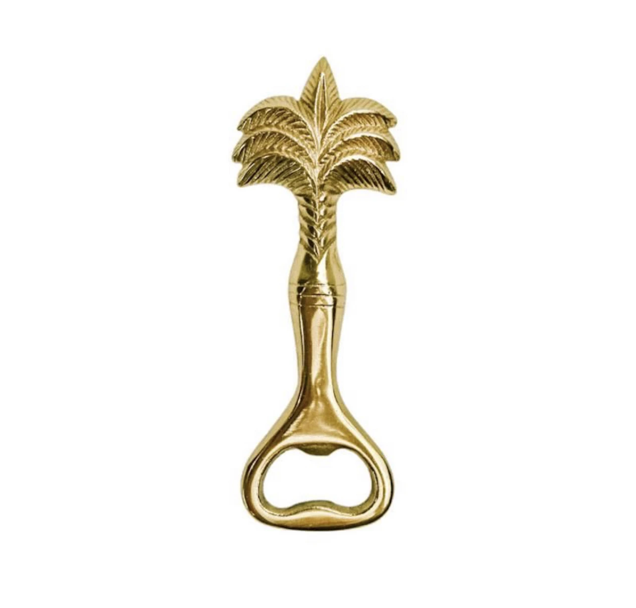 Hot Selling Brass Palm Tree Shaped Design Handmade Wine Bottle Opener For Home Hotel Restaurant Use