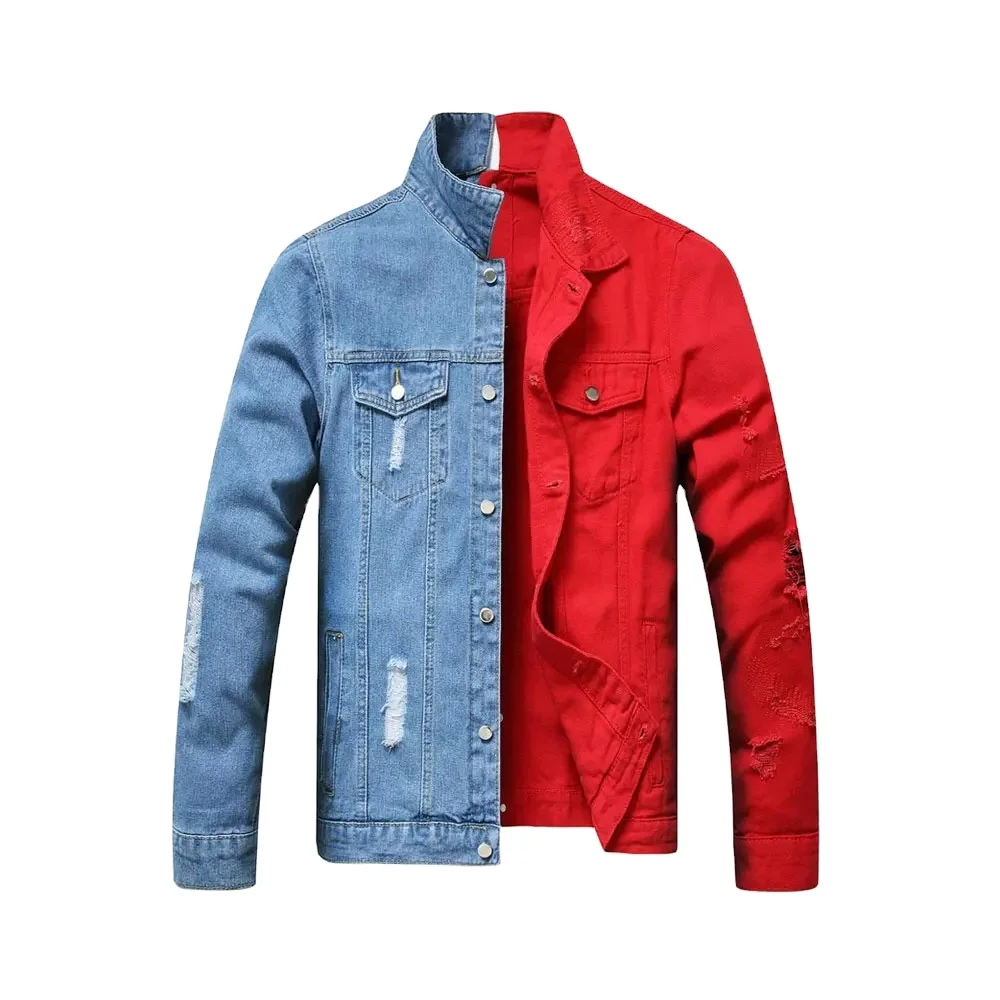 New Cotton Denim Jacket Men Casual Factory Wholesale High Quality Brand Autumn Slim Fit Fashion Classic Vintage