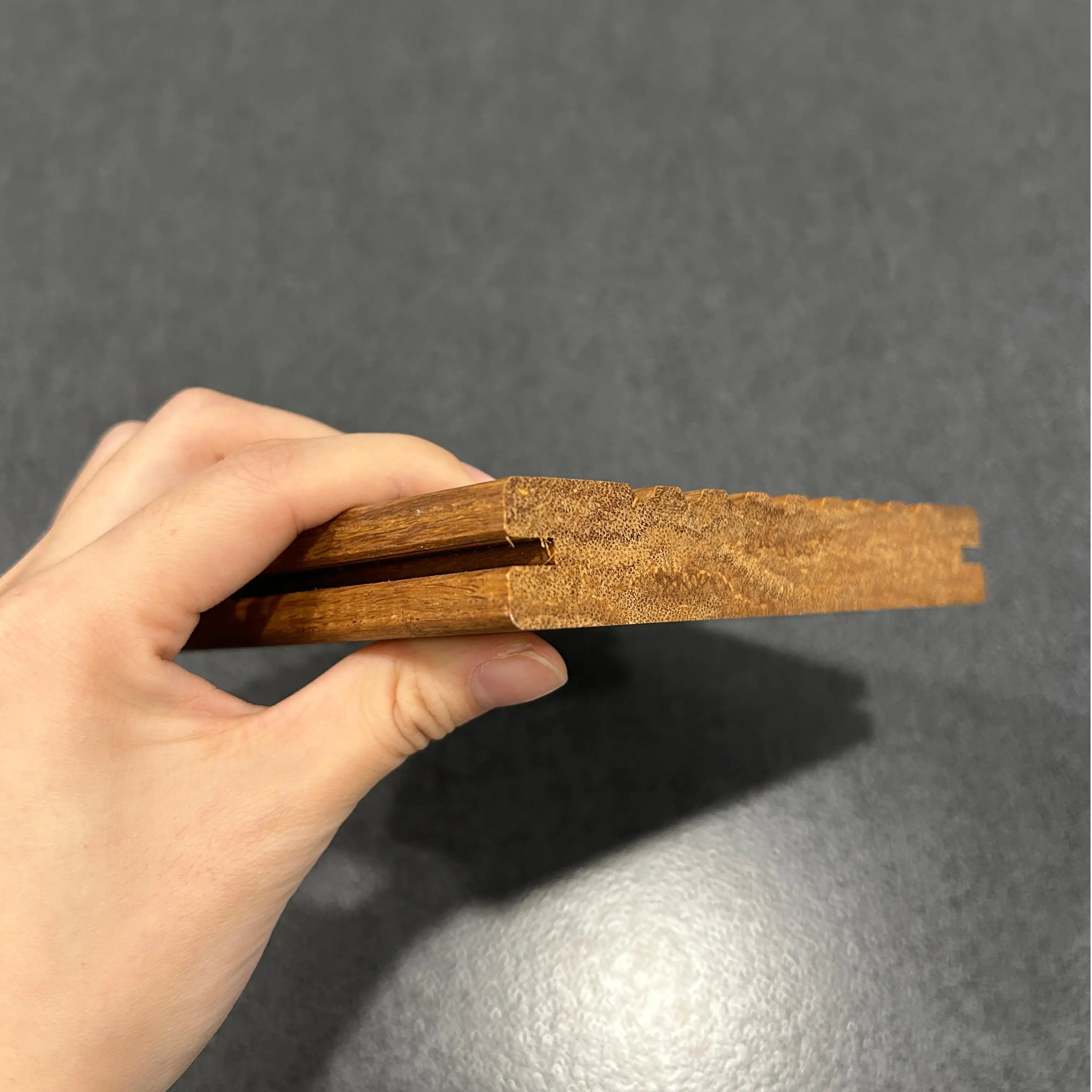 China High Quality Eco-friendly Traditional Style  Chestnut Color OuTdoor Bamboo Decking