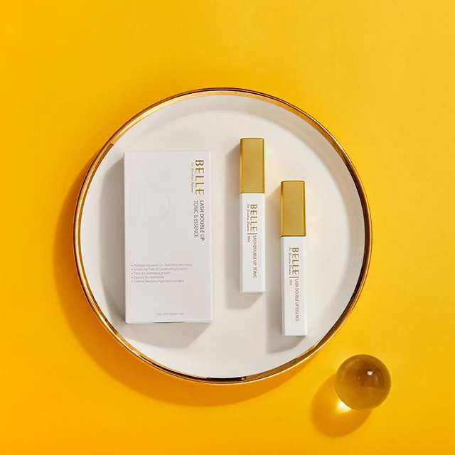 Belle Lash double up (LD) eyelash & eyebrow tonic + conditioner (10ml,10ml) made in Korea hair growth serum Vegan-certified