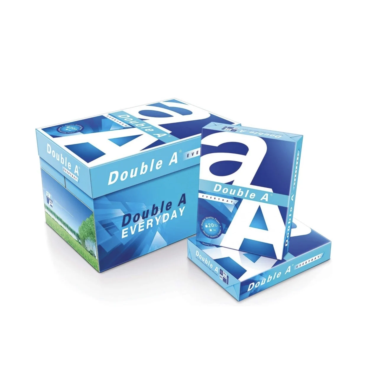 Best Selling Office Paper Supplies Double A Multi-Purpose Printer & Copy Paper Online, White Letter 5000 Sheets,Case Of 10 Reams
