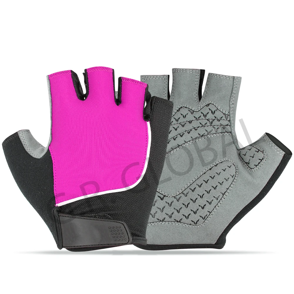 Customizable Design Cycling Gloves Half Finger Breathable Elastic Outdoor Bike Bicycle Riding BMX Gel Gloves
