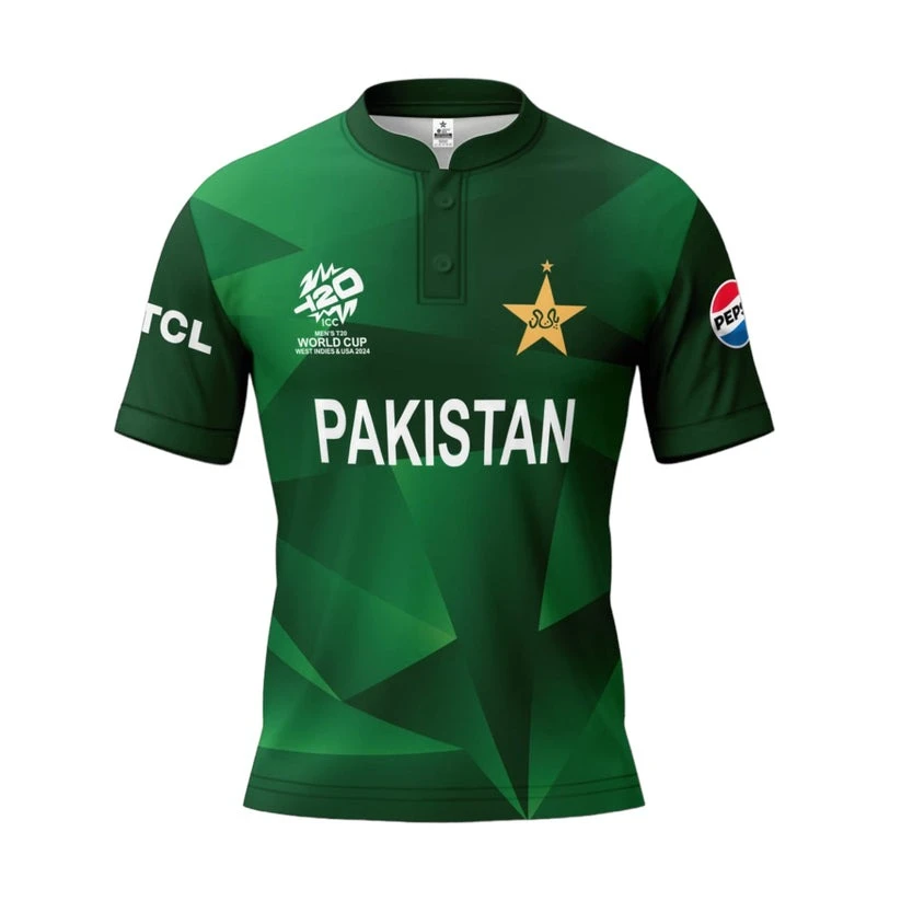 New Arrival Cricket Jerseys 2024 T20 Cup Match Jersey Custom Sublimation Factory Direct India Cricket Jersey
