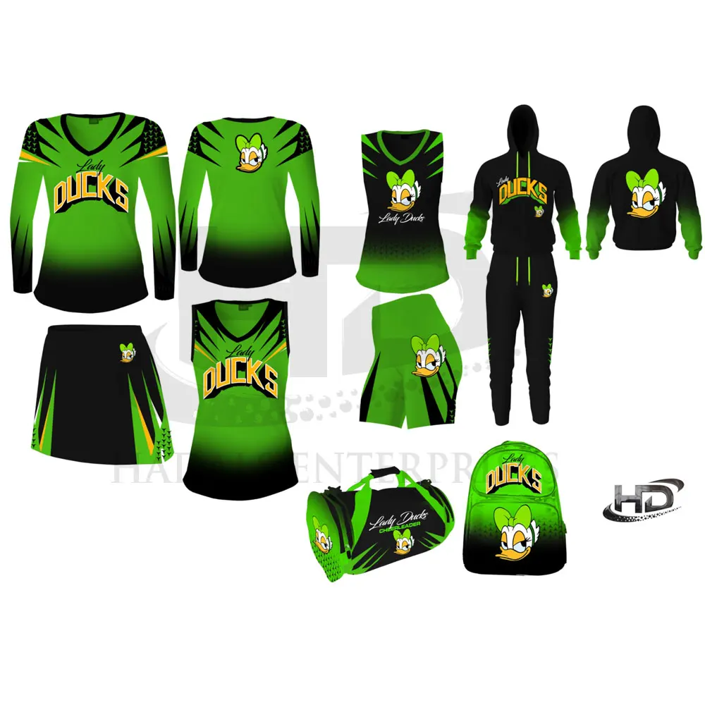 Factory Direct Sale Cheer Girls Cheerleading Uniform New Style Sport Wear Cheerleading Uniform