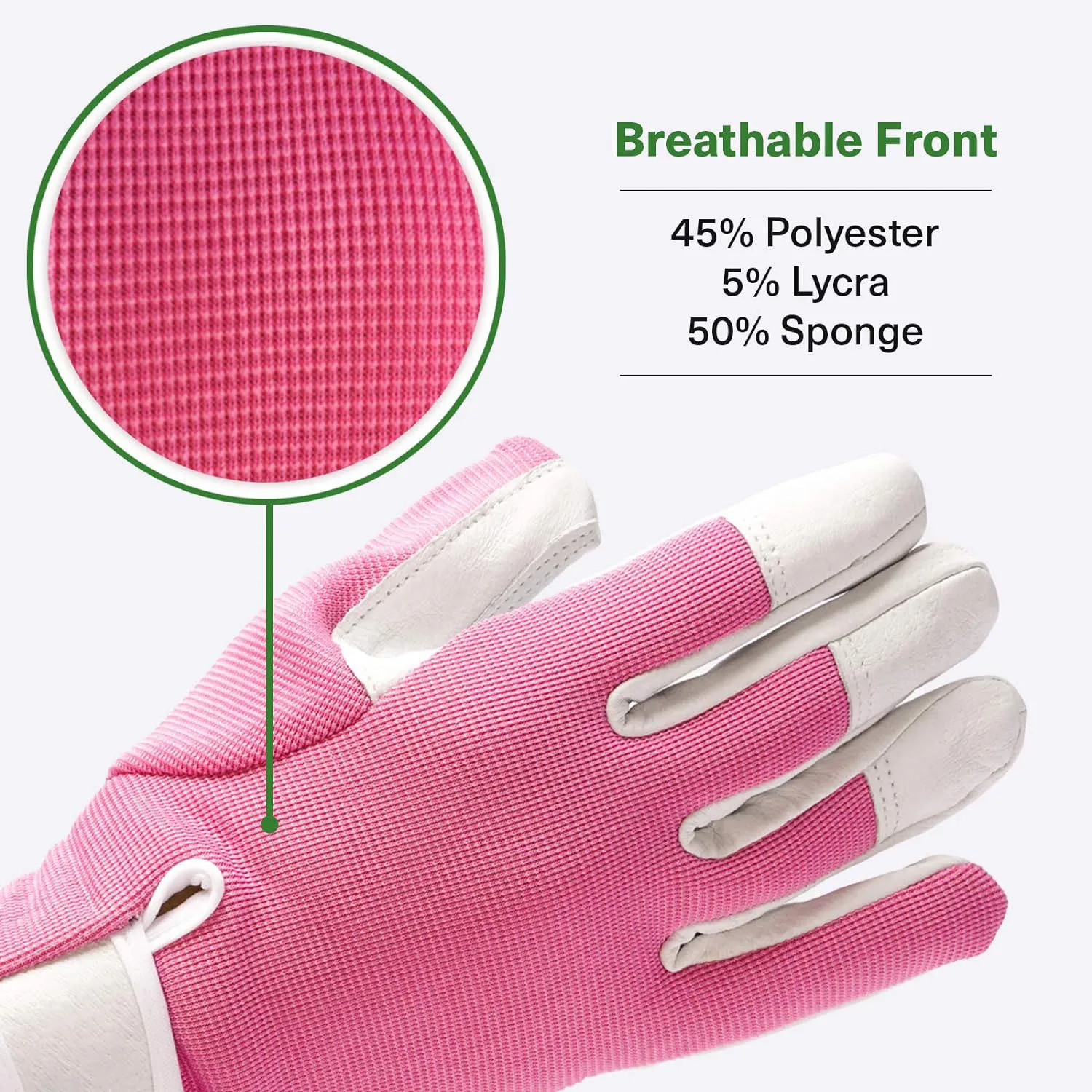Custom Made Leather Gloves with Rubber Personal Hand Protective Equipment for Outdoor Work Gardening Safety Features Welding ODM