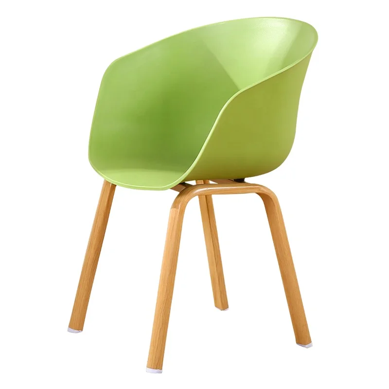 popular design hotsale pu leather dining chair with metal legs