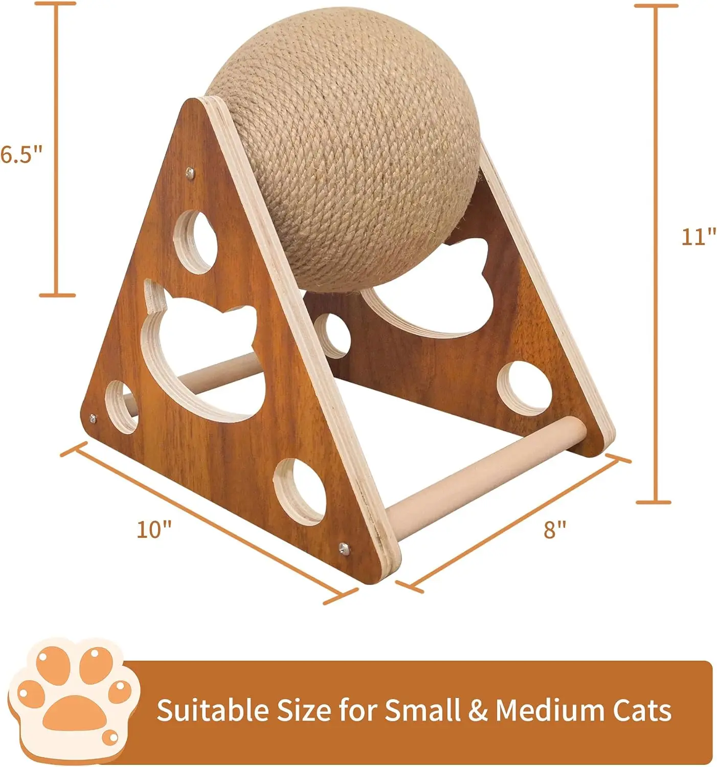 Wholesale best price wood scratcher toys for cats high quality and popular product handcrafted from Vietnam