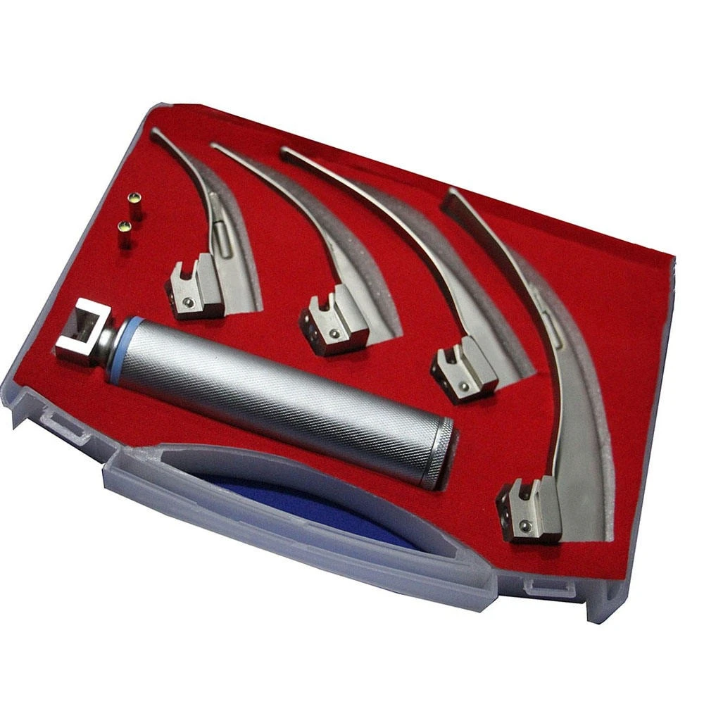 High Quality Mac And Miller Laryngoscope Set diagnose of Throat High Quality Surgical Instrument Stainless Steel surgery kit