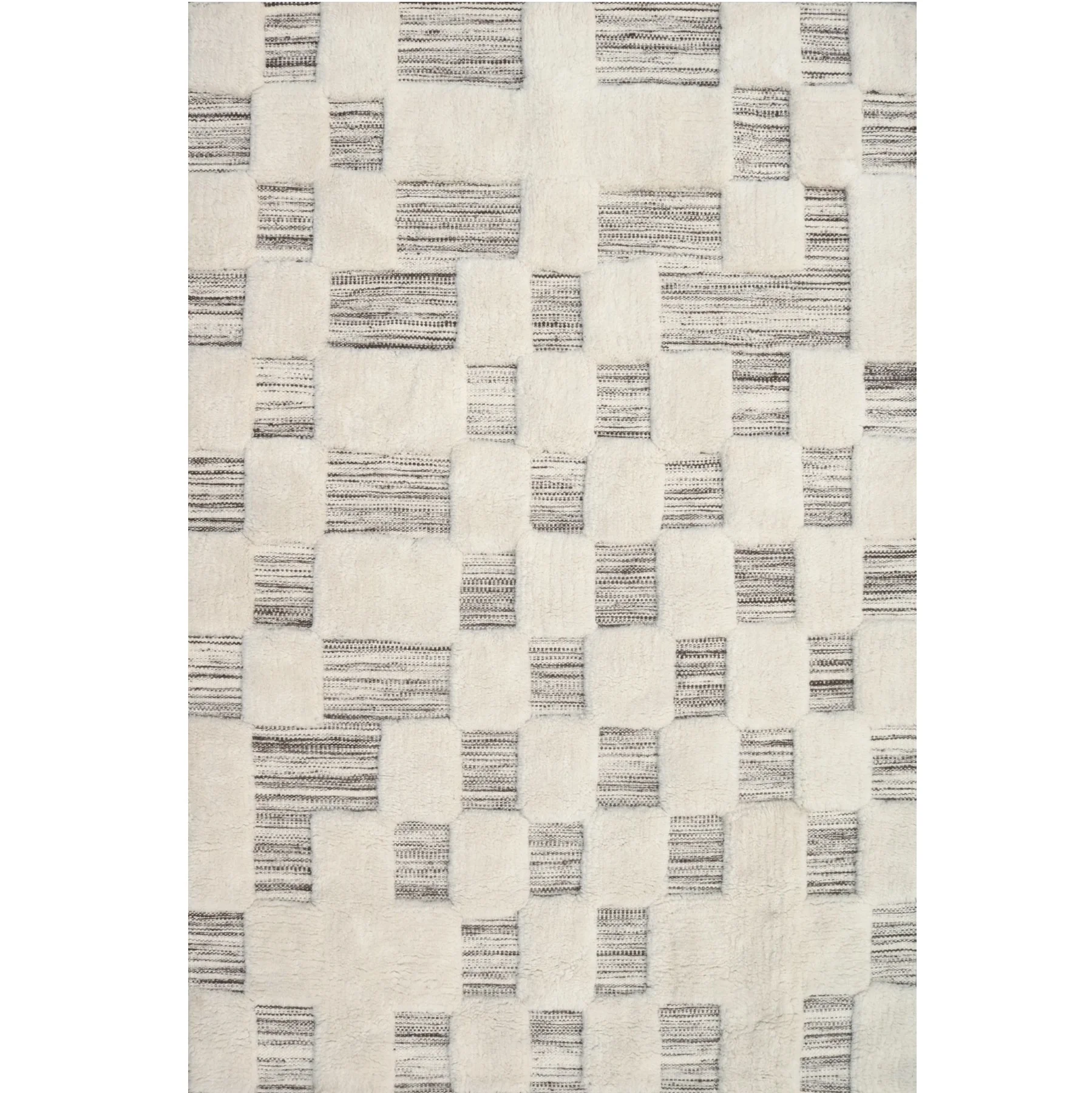 Шерстяной ковер ручной работы из натурального ворса