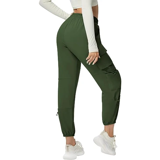 Cotton Multi Pocket Cargo Pants Women