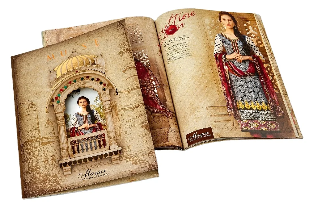 High Quality Fashion Magazine Printing.