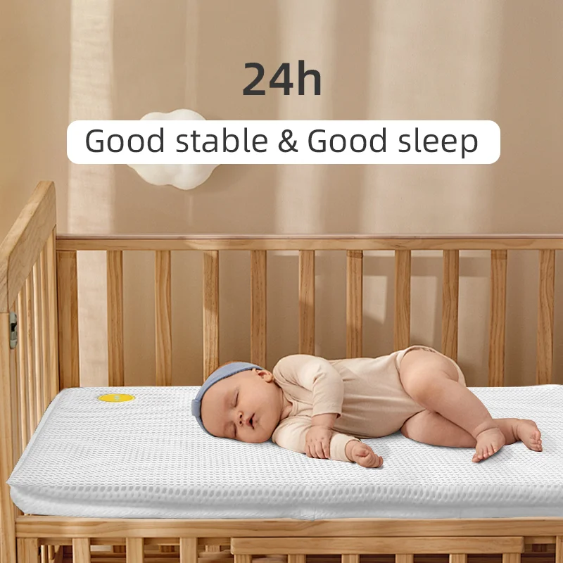 Hypo-allergenic Breathable Washable 4D POE Mattress Air Fiber Filling Core Baby Crib Bassinet Pad Cover Waterproof Mattress