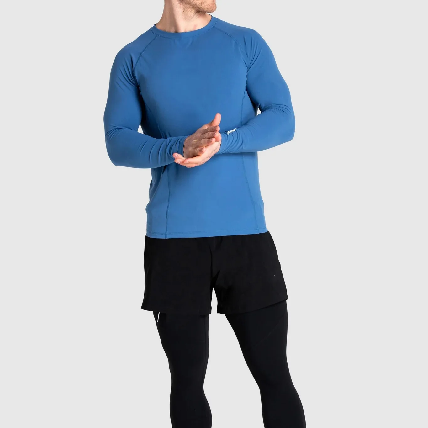 JY-1336 Custom Logo Workout Running Gym Apparel 80% Nylon 20% Spandex Casual Printed Plain Blank Men T-shirt Fitness Clothing