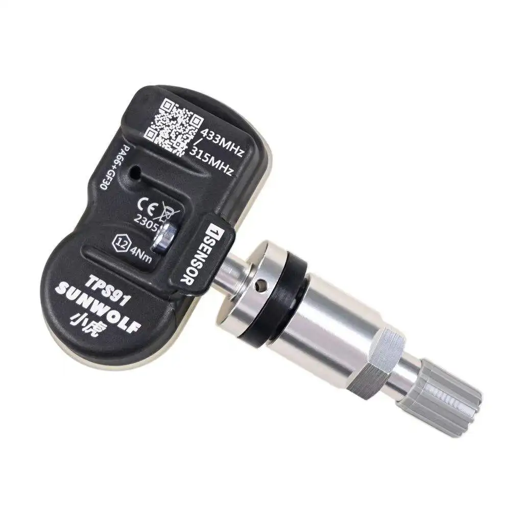 Dual 433MHZ 315MHZ Frequency  Universal Programmable Tire Pressure Sensor  TPMS Compatible With Autel TS508 TS508WF