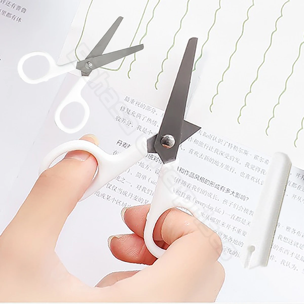 Multipurpose Scissors Sharp Shears Comfort-Grip Scissors for Office Home School paper craft plastic handle scissors