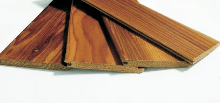 Wholesale Decoration Wooden Board Red Cedar Outdoor Exterior Cedar Cladding Shiplap Wood Siding Hotel Exterior