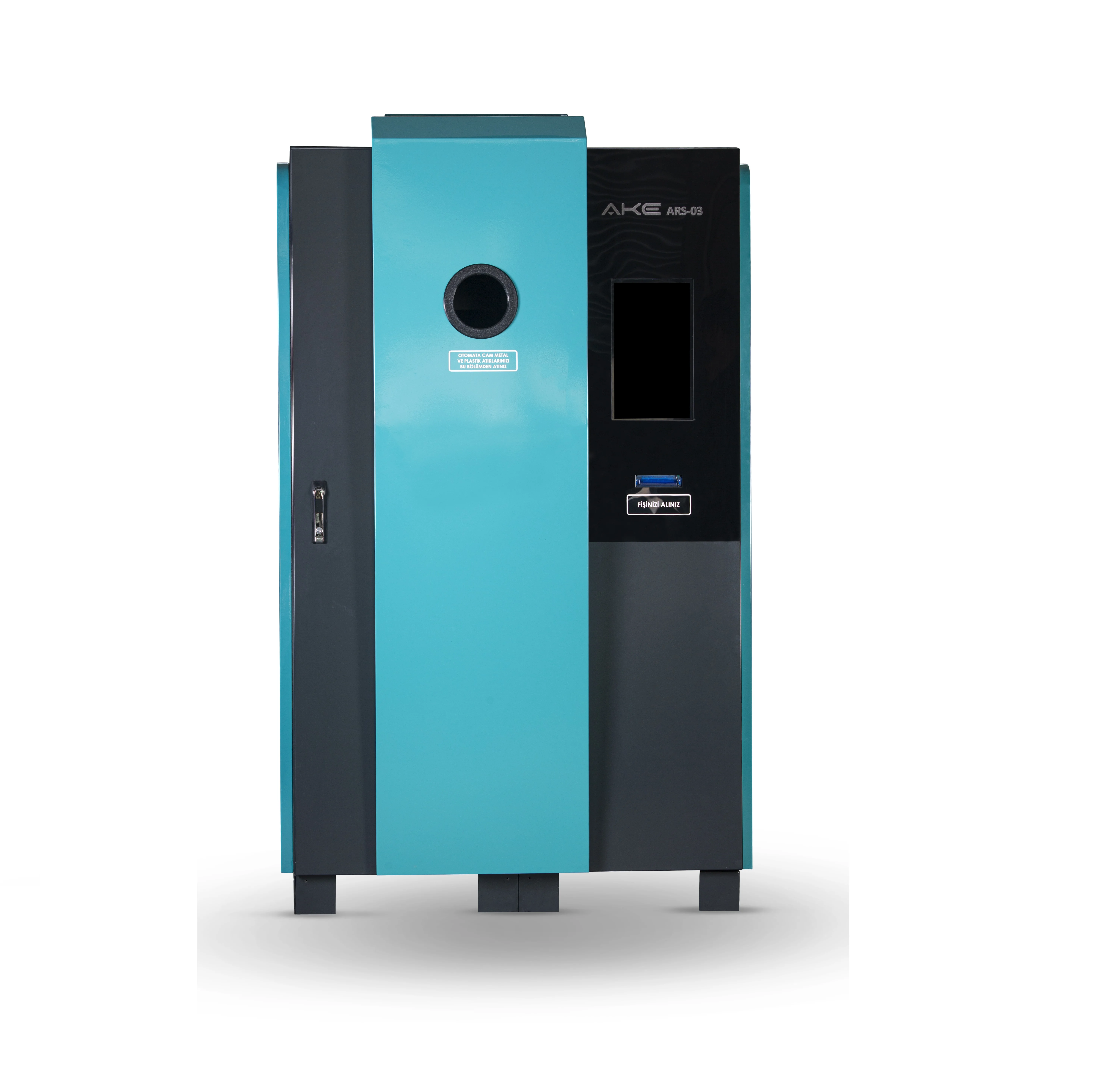 Smart Reverse Vending Machine for Recycling Glass Bottle  Plastic and Can with Sorting and Pressing Deposit Return Vending