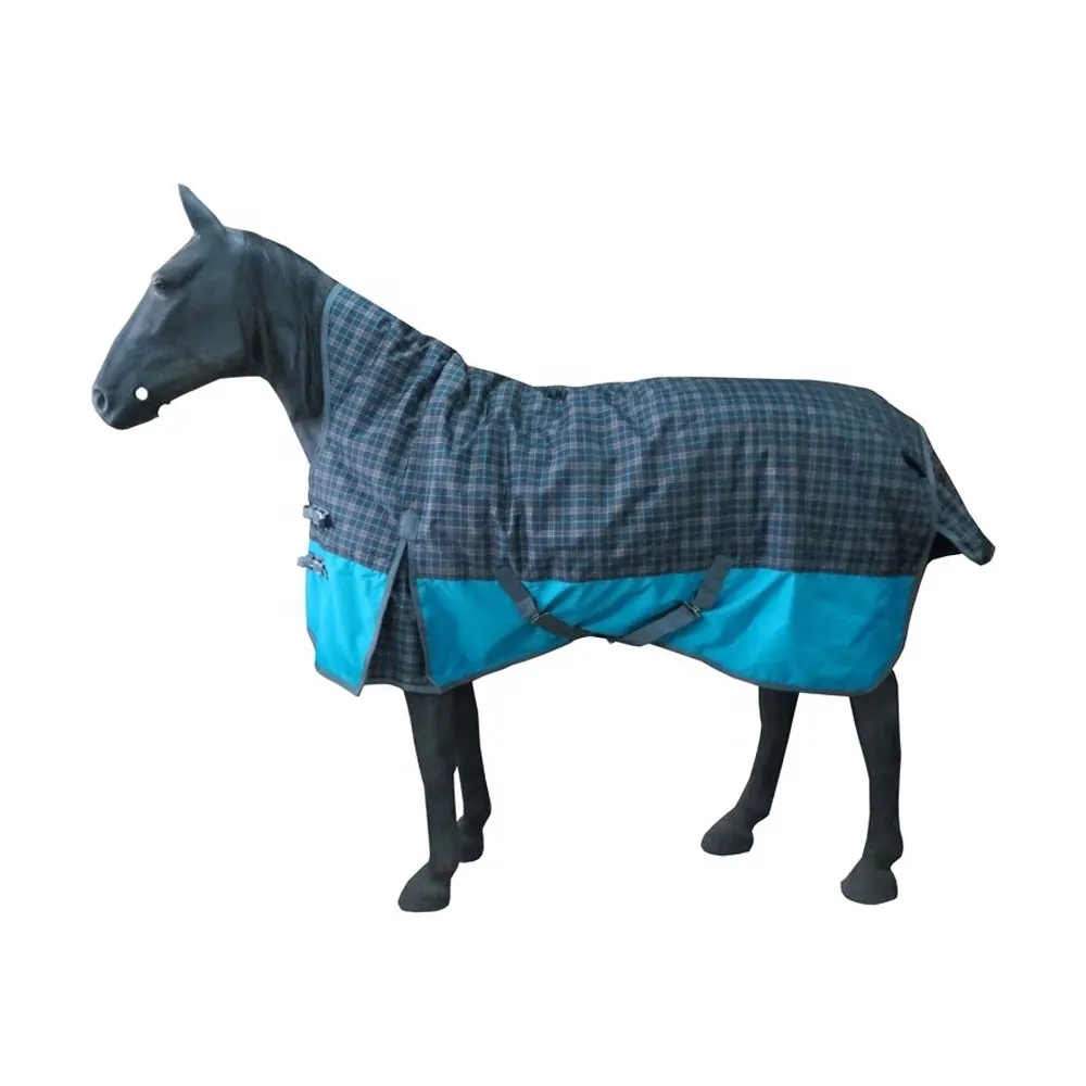 Breathable Stable Polyester Winter Horse Blanket Combo 600D Lightweight Wool Polyester Horse Rug