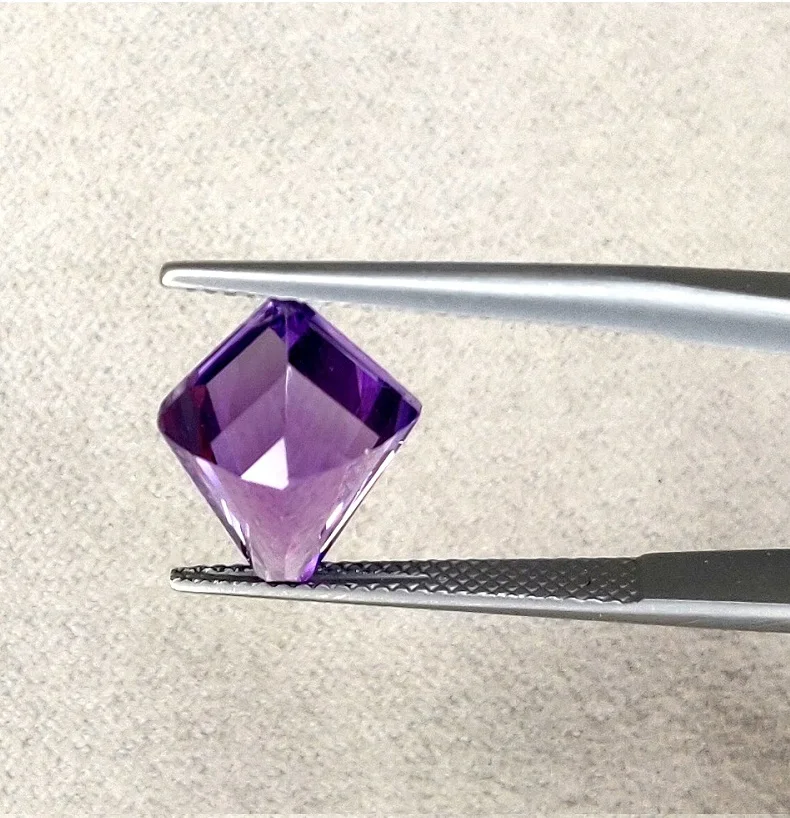 Natural Amethyst Loose Cut Gemstones 9.50 Carat Amethyst Fancy Shape Bulk LOT 3 Pc Set Amethyst Gemstone from Indian Supplier
