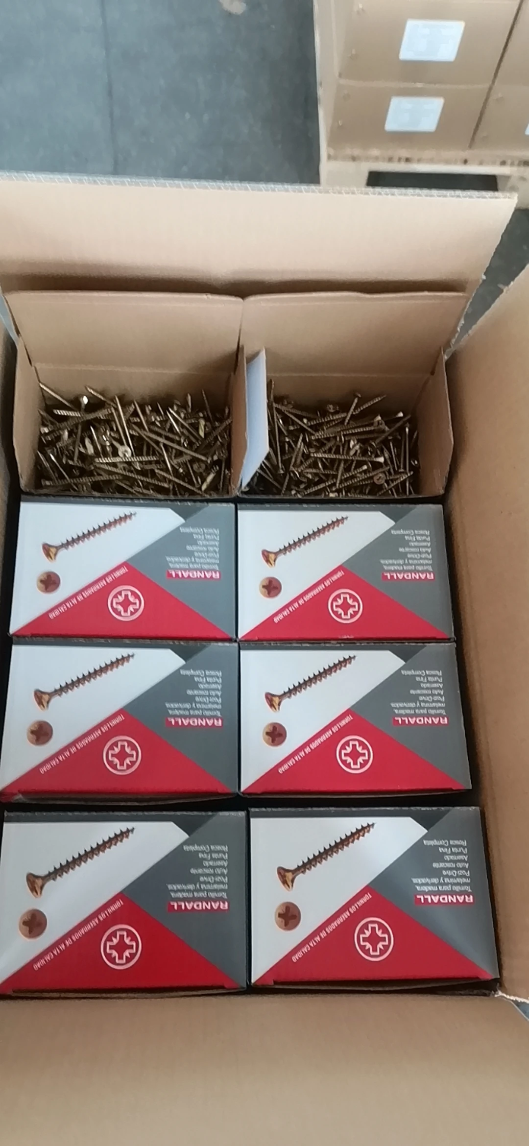 Chipboard Screw Manufacturer DIN7505 Zinc Plated CSK Head Cross Wood Self-Tapping Screws Chipboard Screw