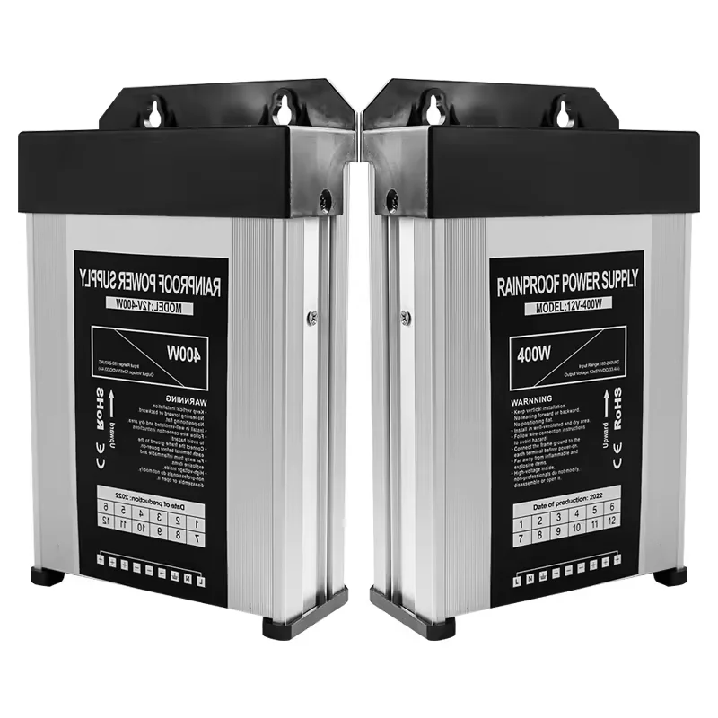 High quality stable voltage 400W outdoor rainproof led driver SMPS transformer switching waterproof power supply 12V33.3A