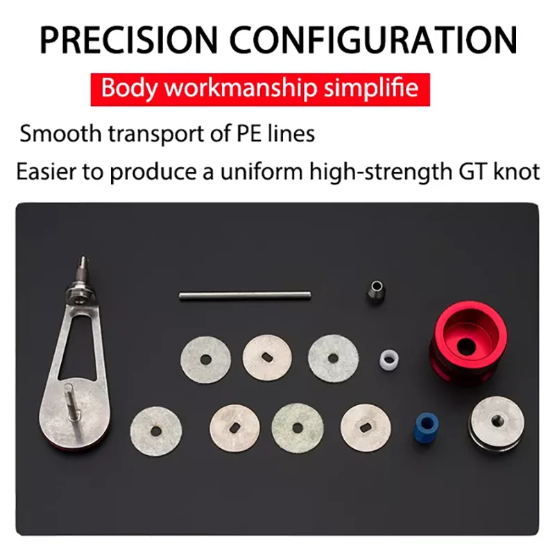 Wholesale Gt/pr Bobbin Knotter Fishing Line Winder Fishing Tackle Fishing Line Kontting Pe Line Baler Bobbin Knotter