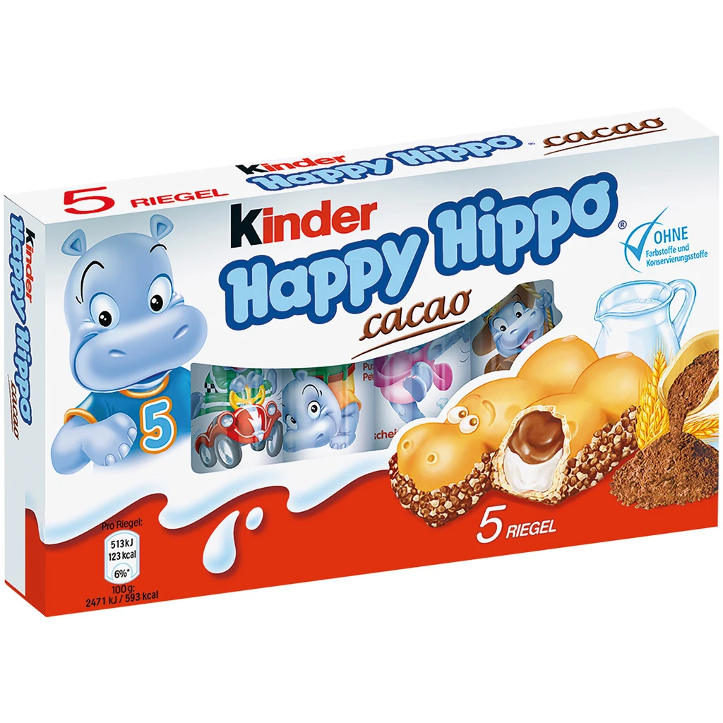Ready to ship kinder Happy Hippo/ Kinder Bueno discount price / online bulk supplier kinder happy hippo