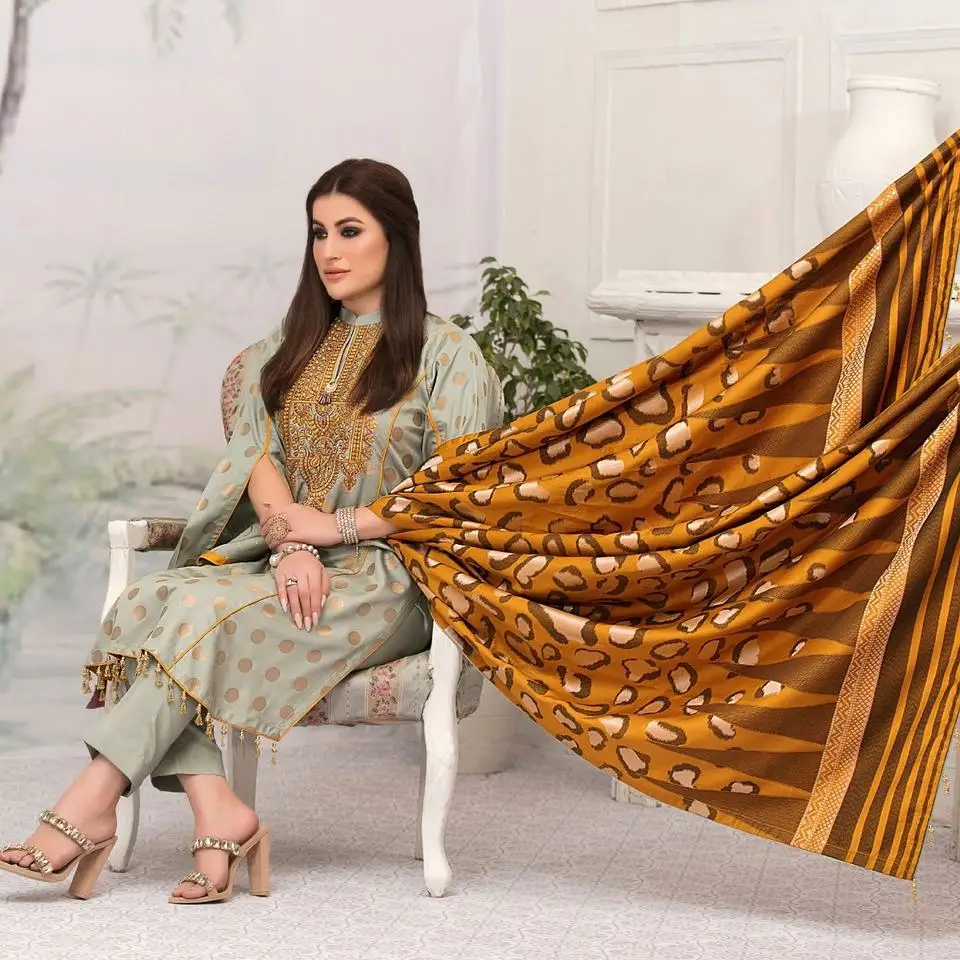 Wholesale Premium Quality 2023 Latest Design pakistani ladies summer shalwar kameez