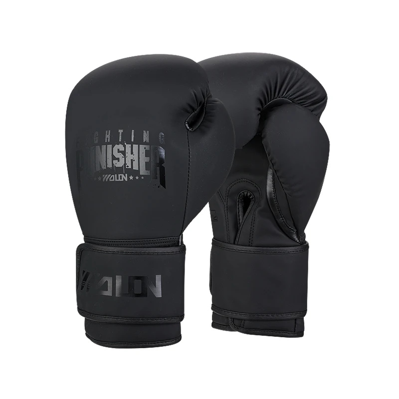 Wholesale Fitness Fight Boxing Training Gloves Professional Custom Printed High Quality PU Boxing Gloves