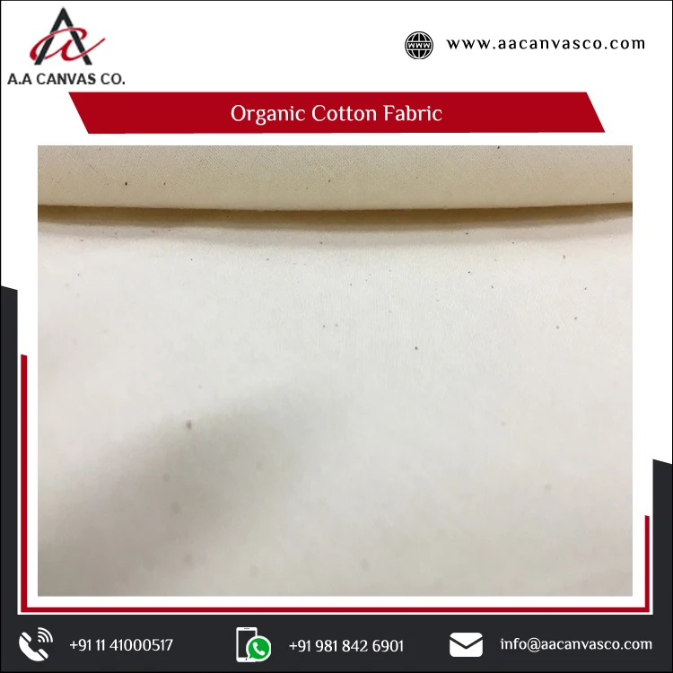 Affordable Price Wholesale Selling 100% Sustainable Lightweight Organic Cotton Fabric from Top Seller