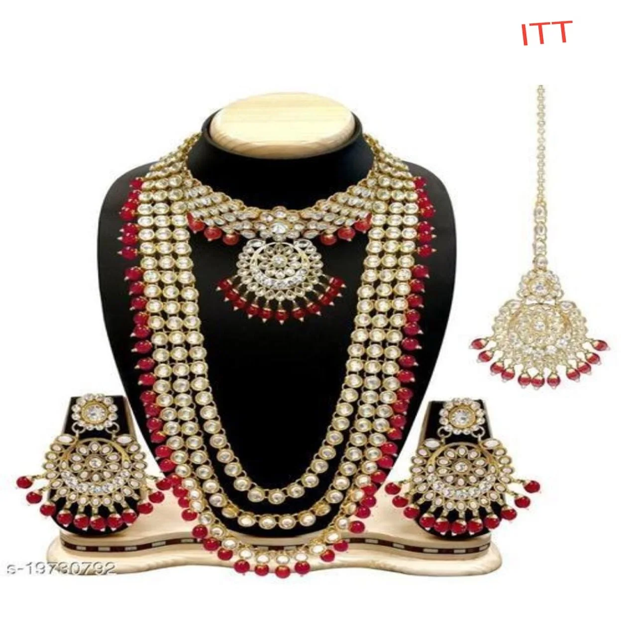 Top sale Handmade jaipur kundan meena jewellery high quality with designer quartz and agate beads