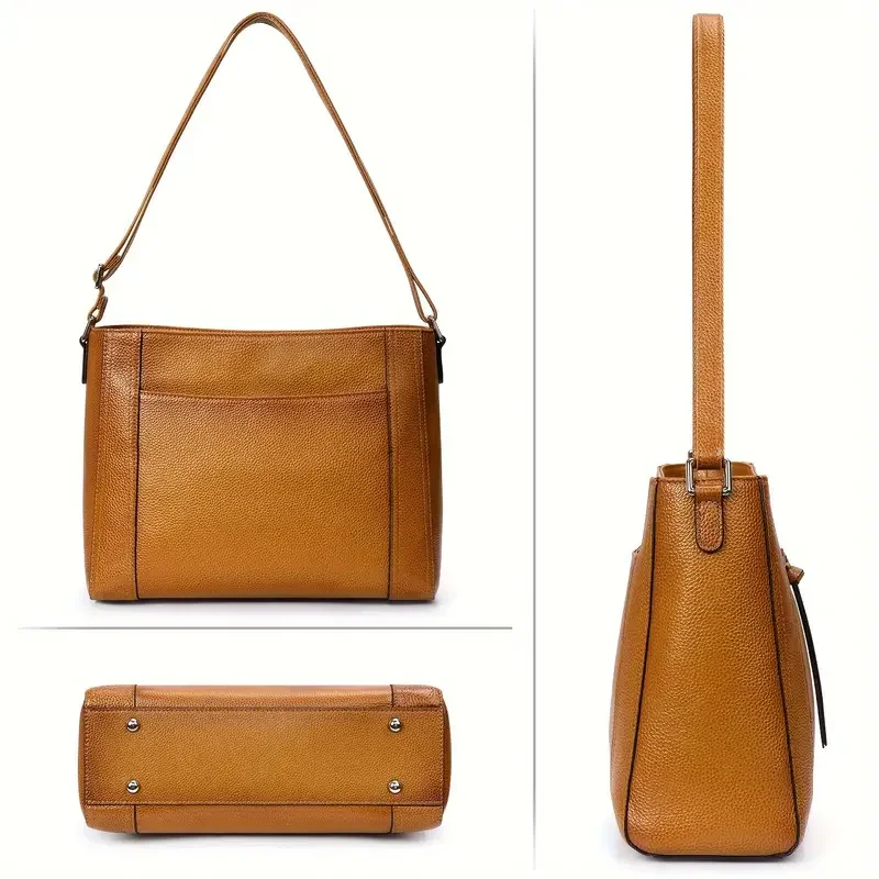 Real Leather Small Purses And Handbags For Women Summer Cowhide Leather Messenger Phone Hand Bags daily use ladies