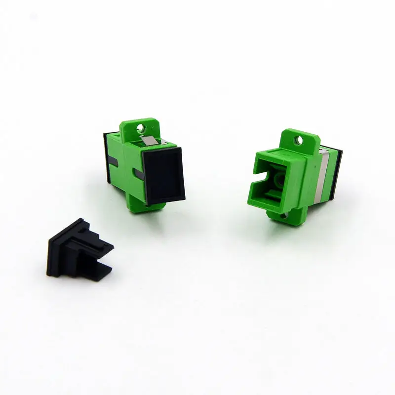 FTTH SC APC Single Mode Unflange Adapters Optical Fiber Optic Connector Simplex Fiber Optic Adaptor