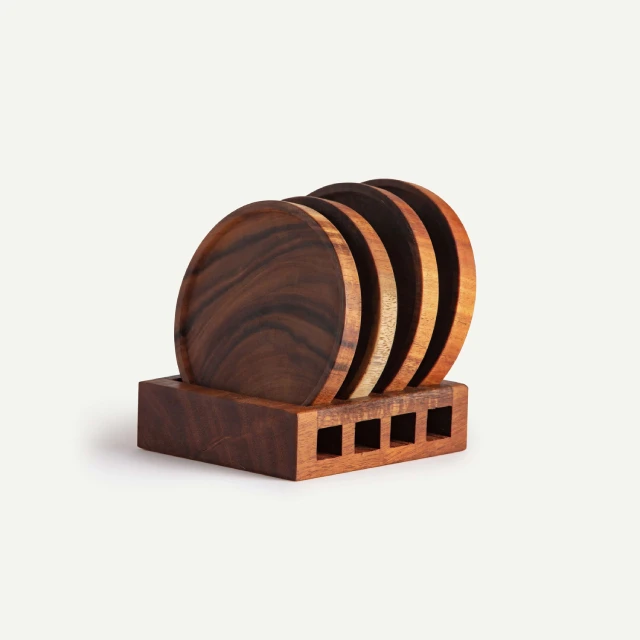 Wooden Coasters Hexagon Coaster for Kitchen Drink ware Cups Hot Seller Custom Stone Accessories Classic