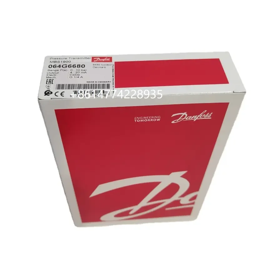 100% 064G6680 pressure transmitters danfoss original in stock 0-10 bar 4- 20mA