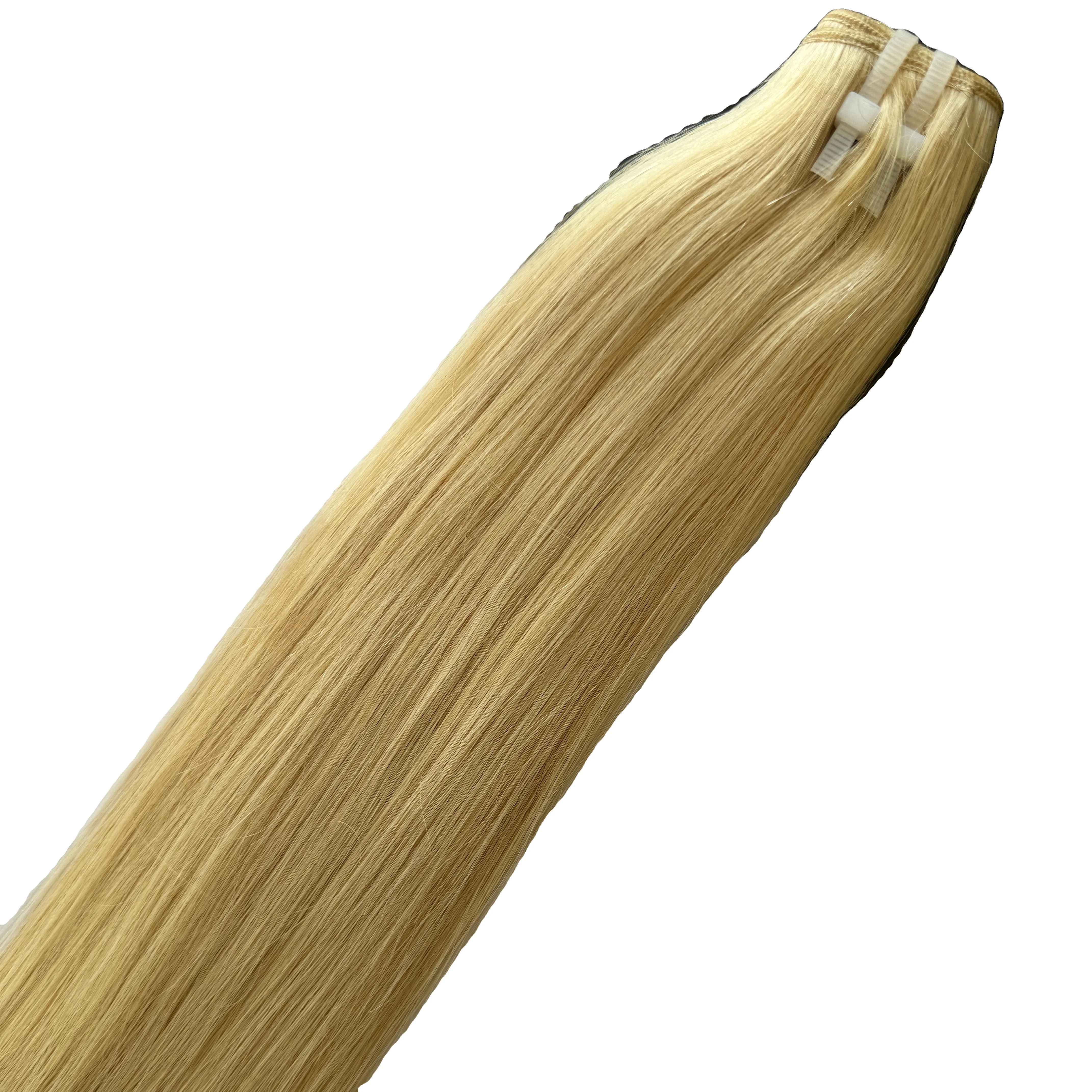 Factory Direct Wholesale Vietnamese Remy Genius Weft Human Hair Extension