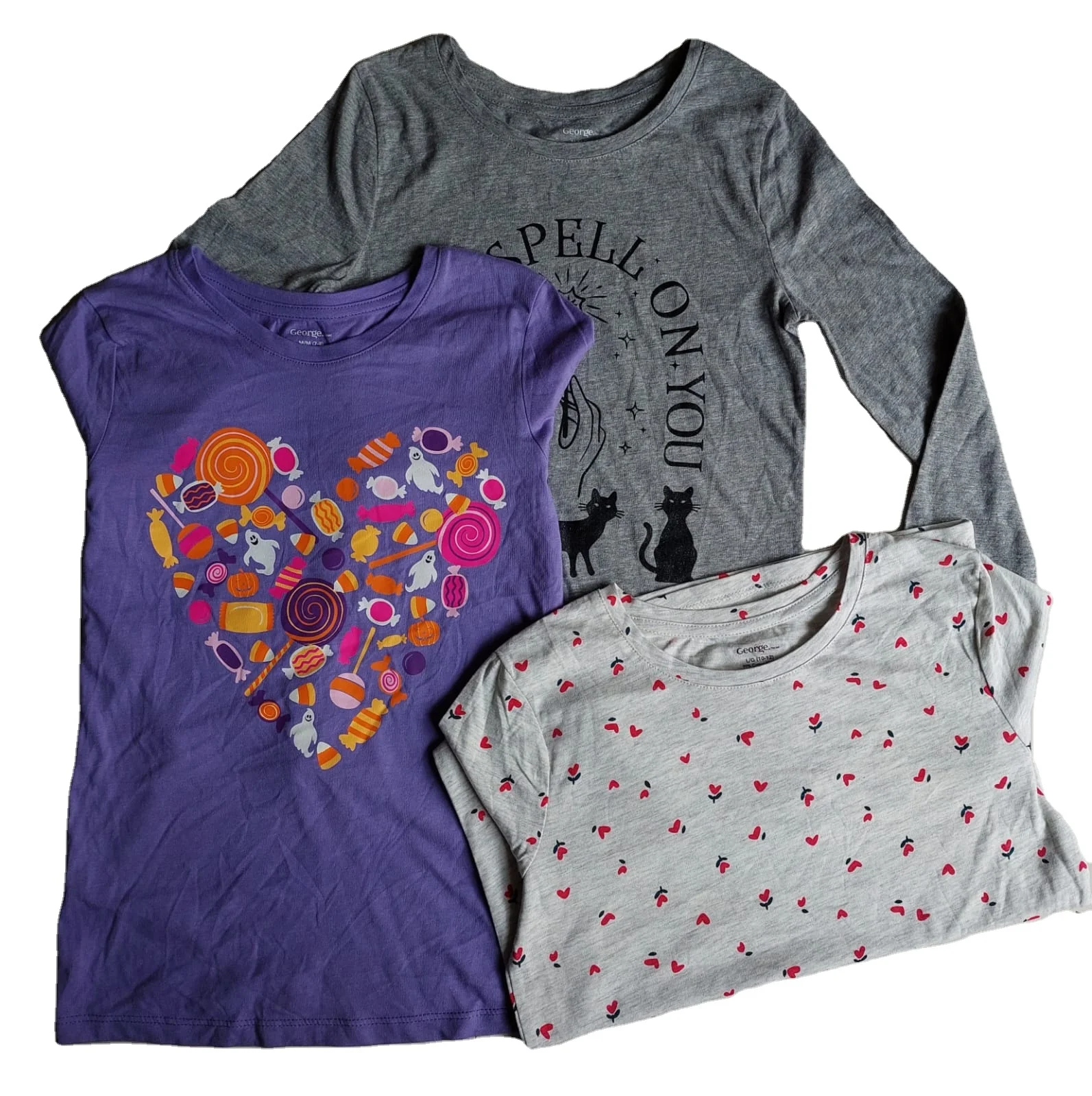 fashionable and stylish Girls L/S t-shirt (Ready stock)