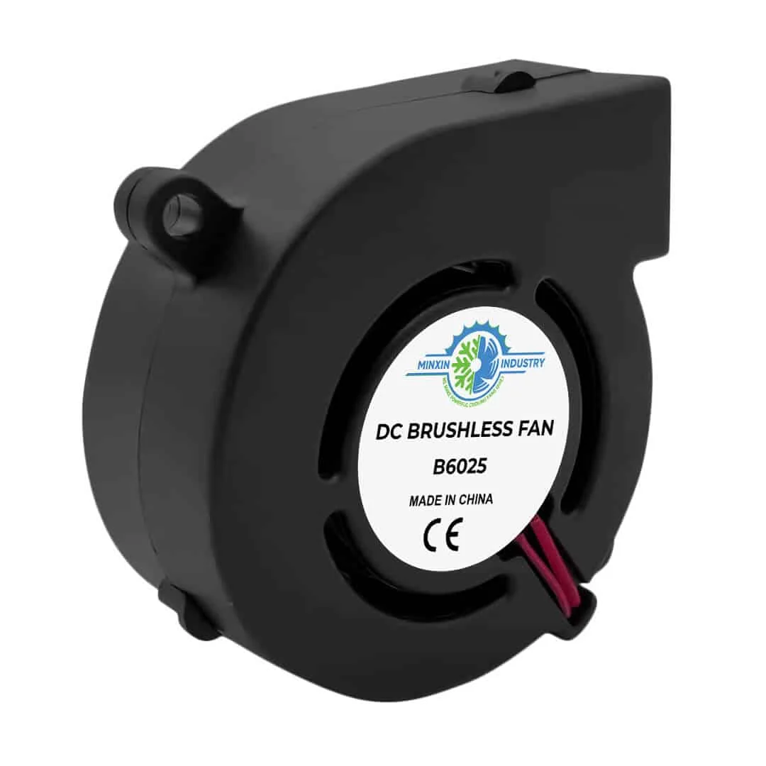 60x60x25mm Laptop PC CPU Cooling High CFM 12V 24V 48V DC Fan Motor High Pressure Industrial Centrifugal Blower Fan