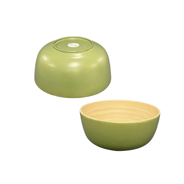 Оптовая продажа одноразовая Круглая Бумажная коробка ручной работы из бамбука хорошего качества изготовленная во Вьетнаме