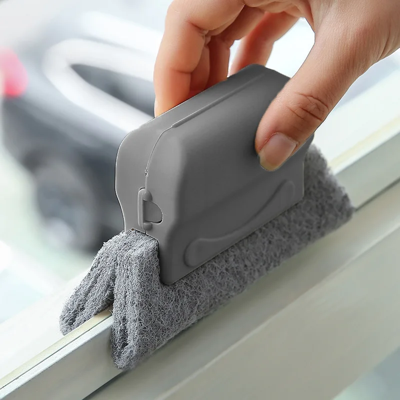 Household groove Cleaner Cleaning Slide Rail Tool Floor Gap Dust Removal Scraper Brush Window