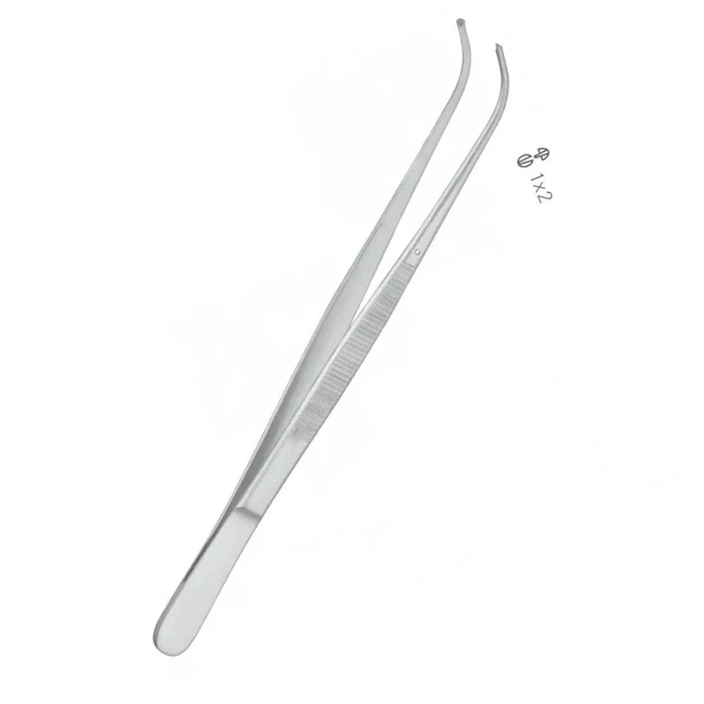 High Quality Stainless Steel Tissue Forceps Dental Tweezers Hot Selling Tissue Forceps Dressing Pliers Best Surgical Instruments