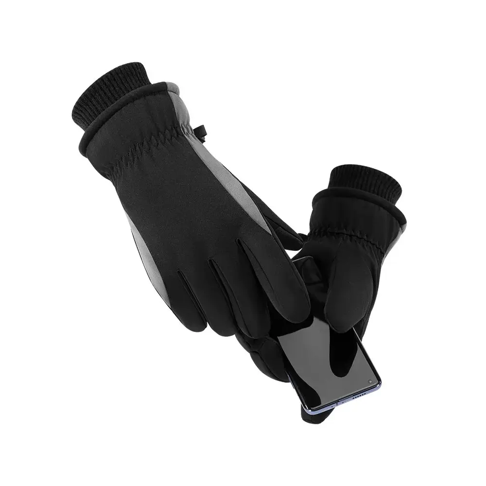 Cold Weather Gloves Warm Winter Snow Ski Windproof Gloves With Long Cuff For Snowboarding Riding Gloves