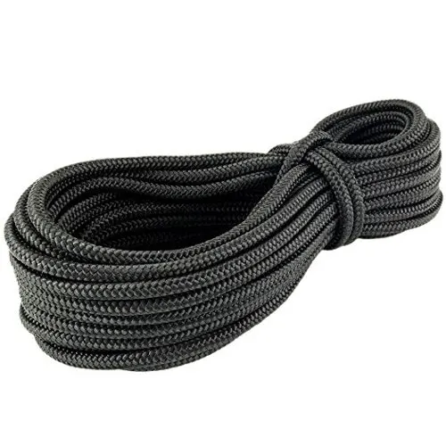 16mm braided White and blue polypropylene rope for marine