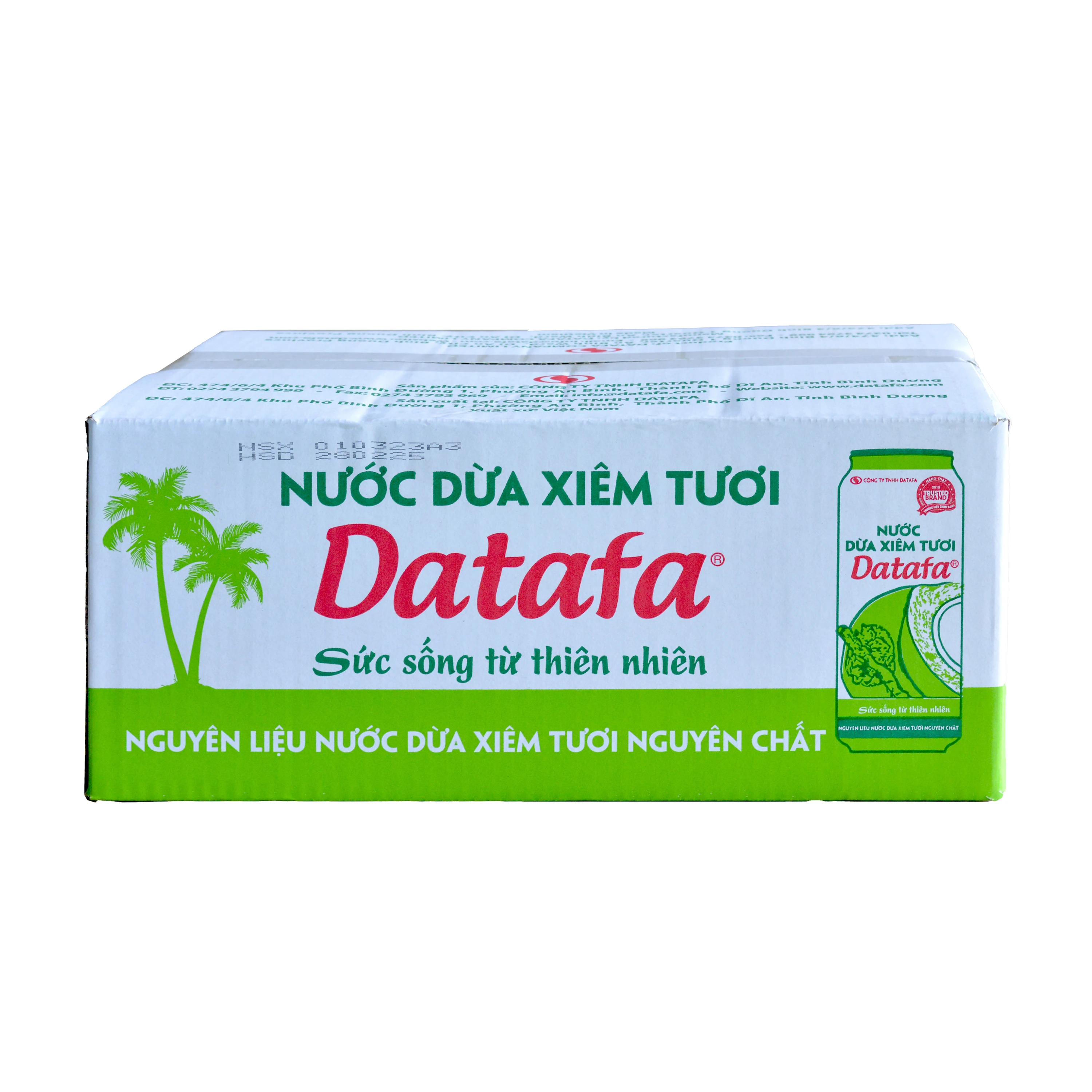 High Quality DATAFA Young Coconut Juice Fresh Coconut Including Coconut Pulp Free Sample From Viet Nam
