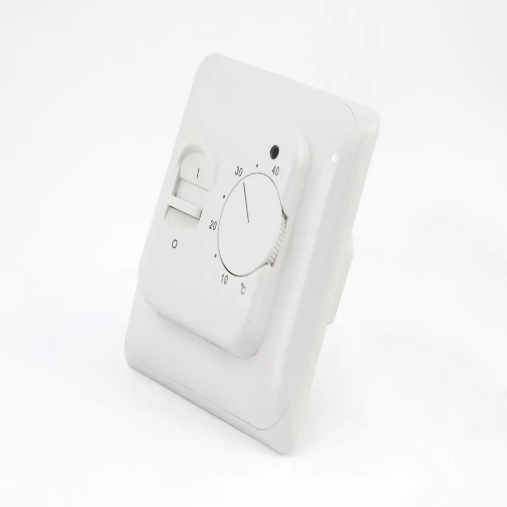 Ce Certificated Non-programmable Temperature Controller Electric Heating Thermostat HVAC 16A