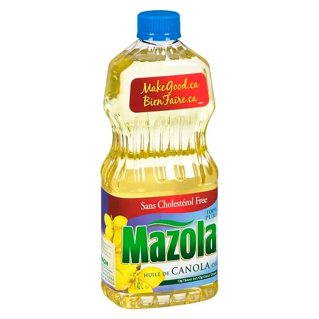 Wholesale Non Gmo Degummed Edible High Erucic Acid Cold Pressed Virgin Refined Canola Rapeseed Oil Bulk For Cooking